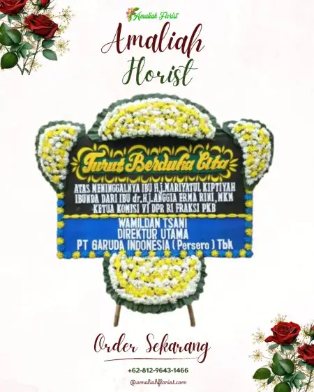 Papan Bunga Duka margosuko industrial park